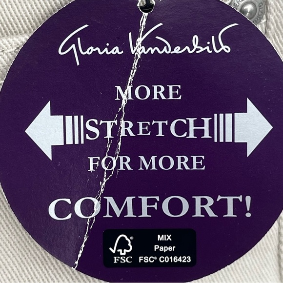 Gloria Vanderbilt NWT 16 Gabby Mid Rise Flare - Picture 13 of 13